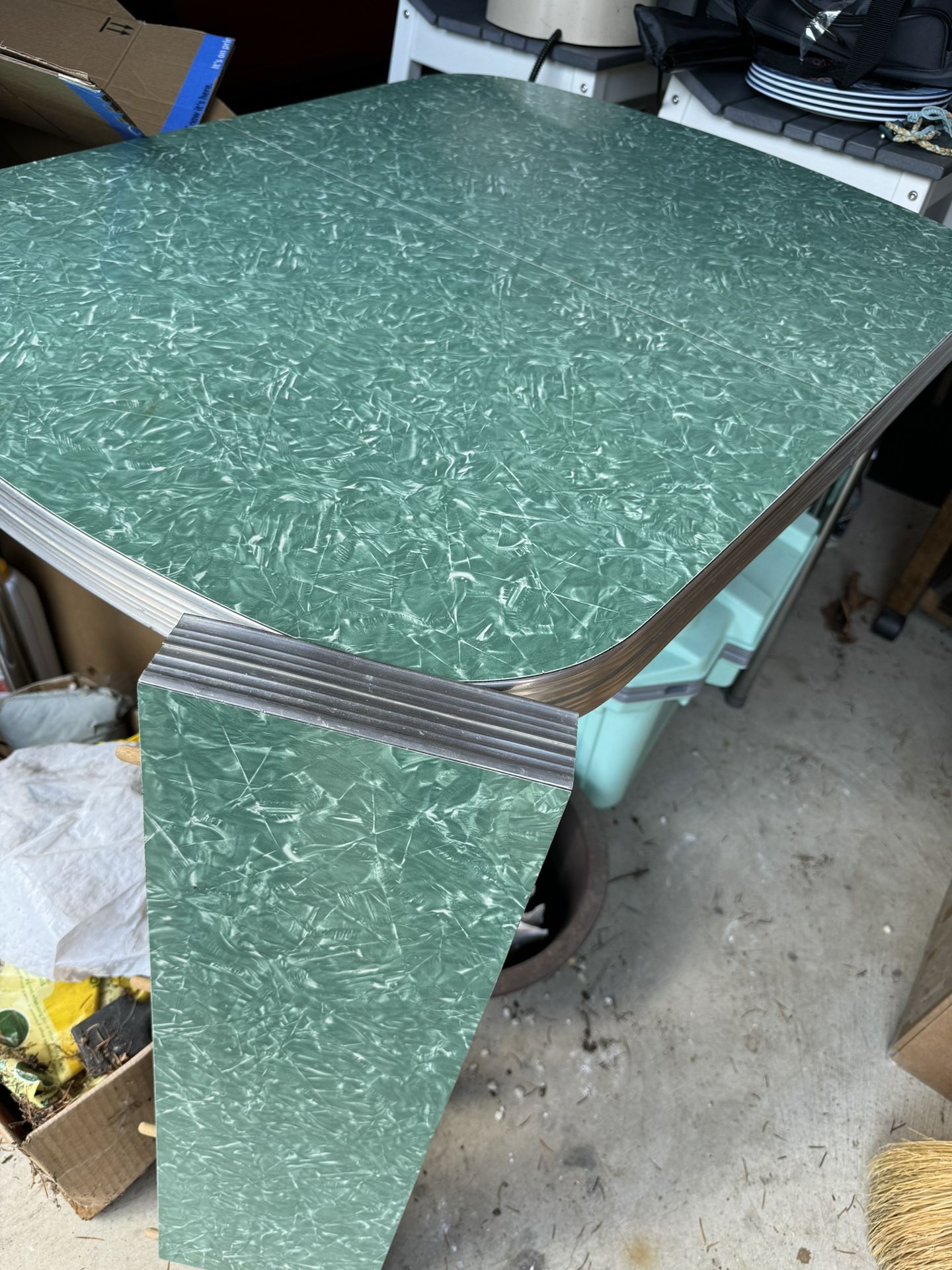 Authentic Mid century Table Mint Green