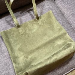 Suede Tote Bag