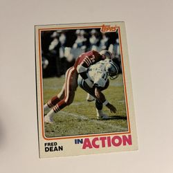 Fred Dean 1982 Topps Card #484
