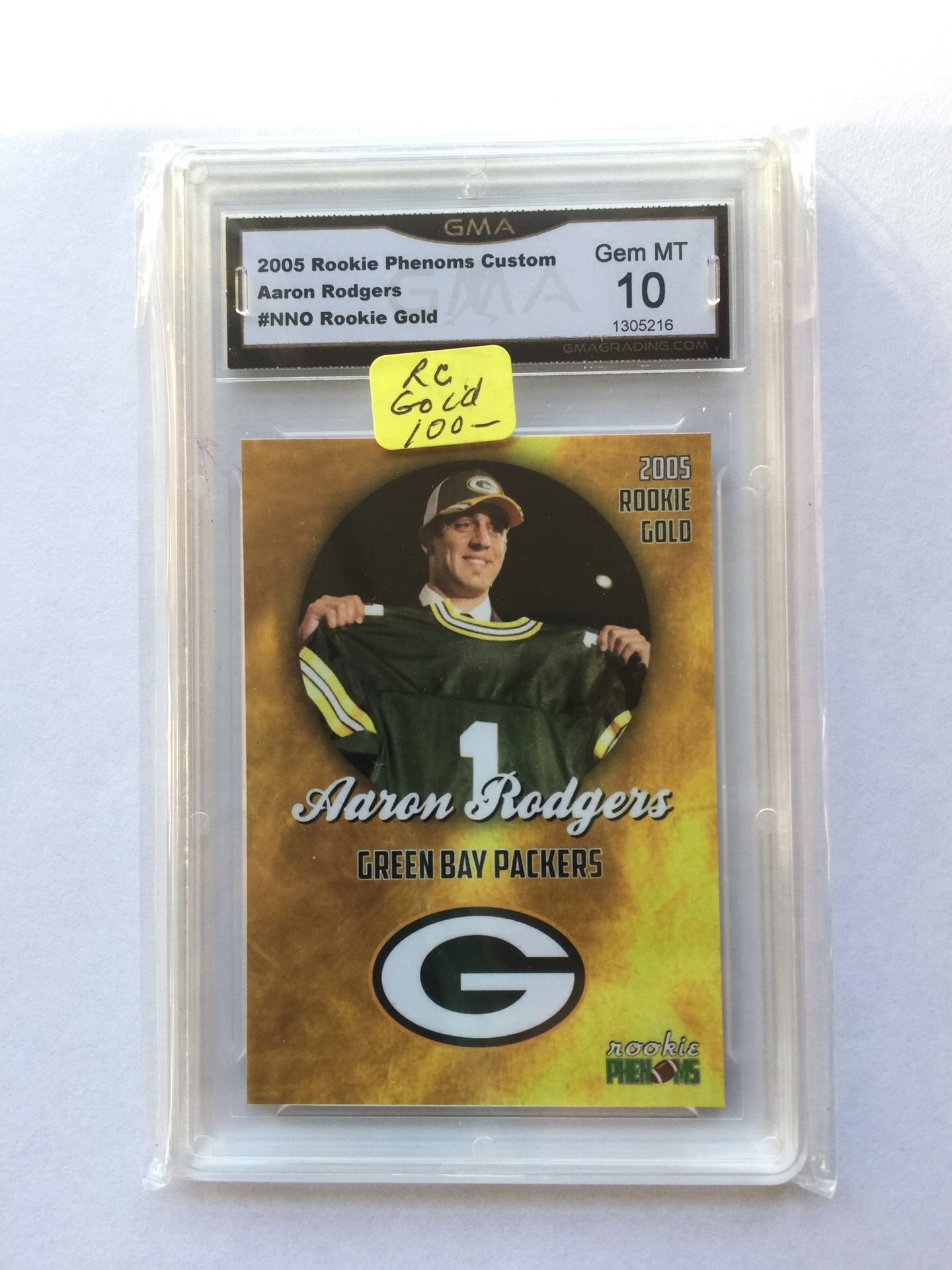 Aaron Rogers certified card