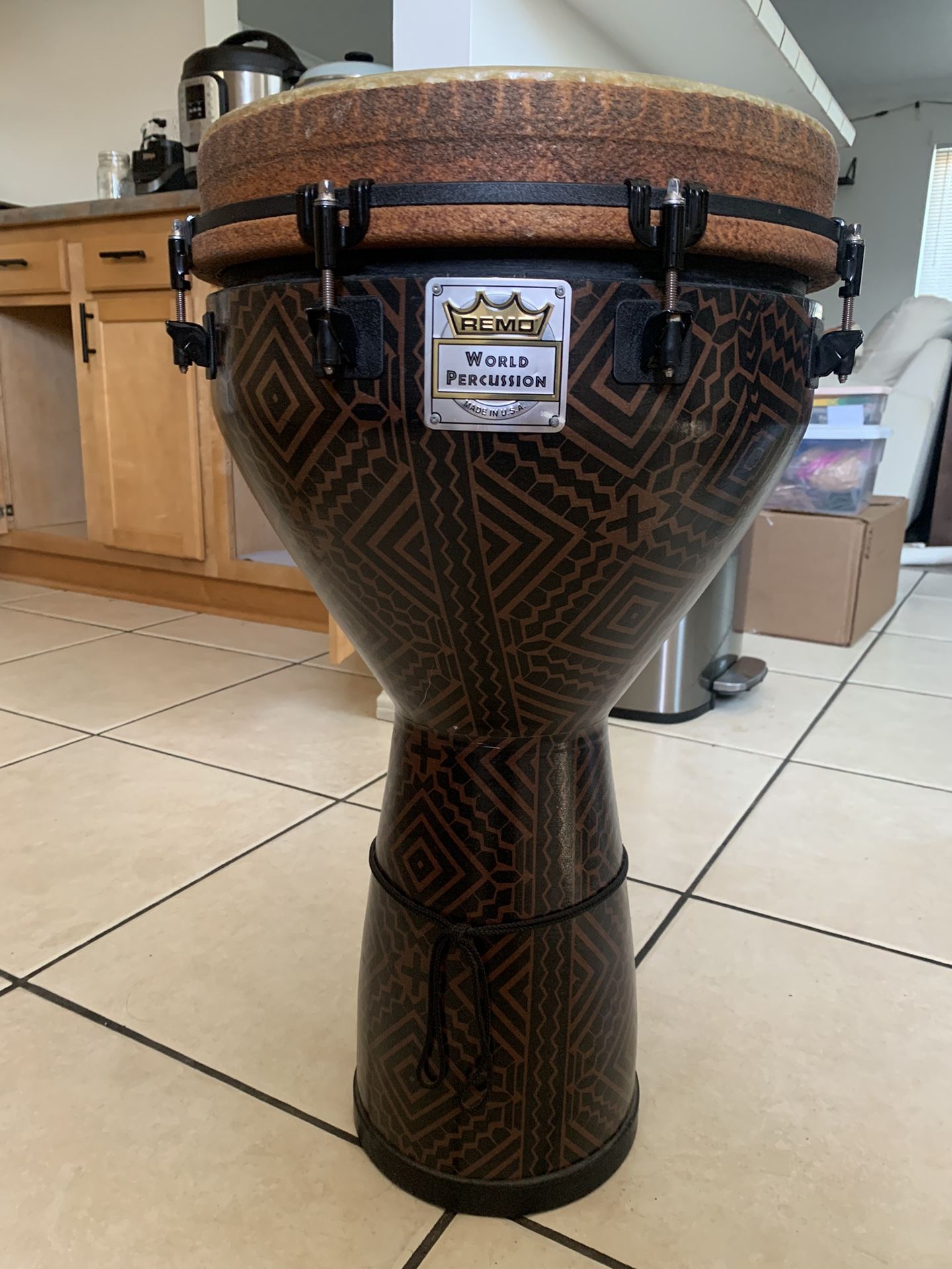 Mondo Djembe Remo FiberSkyn 3 Very Thin Drum Head 12