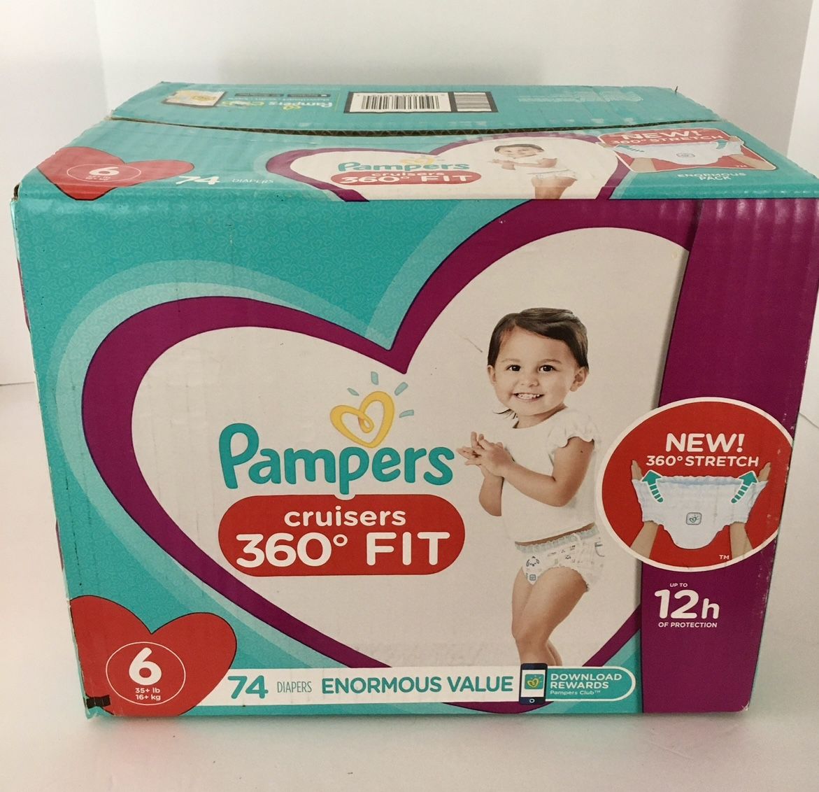 Pampers Cruisers Diapers Size 6, 74 Count