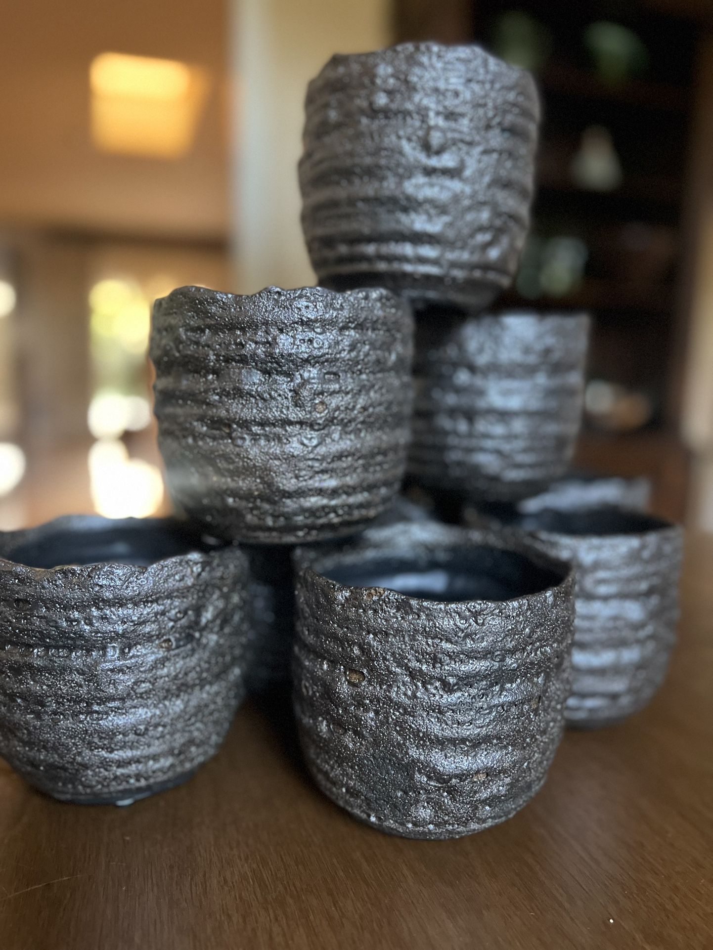 Set Of 10 Plant Pots
