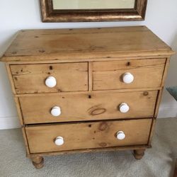 Antique English pine dresser