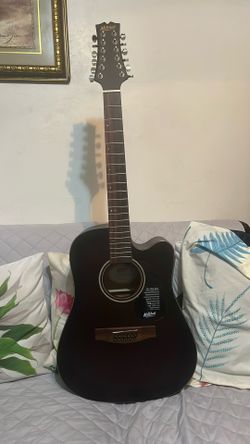Mitchell T331TCE-BST Terra 12-String Acoustic-Electric Guitar.