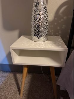 White side table