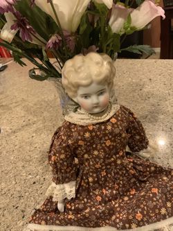 Vintage porcelain doll