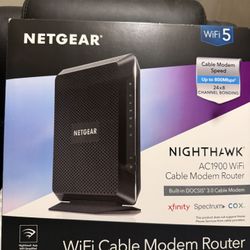 Modem Router Combo NETGEAR - Nighthawk AC1900 Router