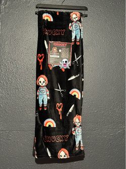 Chucky Halloween Blanket