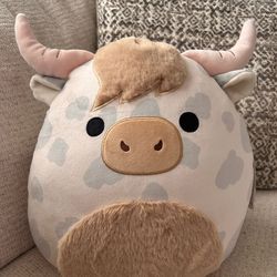 Squishmallows Original 12” Borsa Spotted Highland Cow