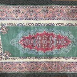 Vintage 1940s Wool Oriental Rug