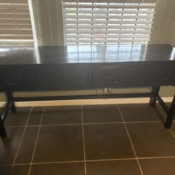 Console Table 4 Drawers 