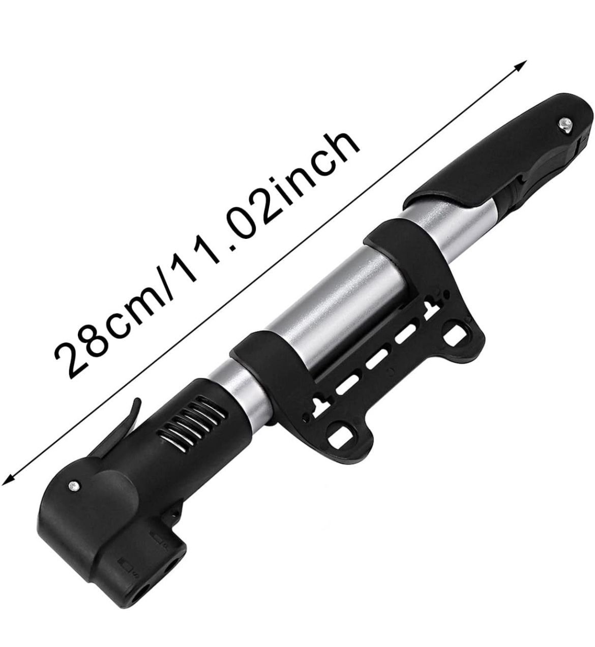 Mini Portable Tire Inflator Convenient Bike Pump for Road & Mountain Bike Rider