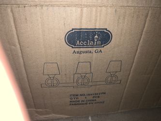 Acclaim Augusta 3 Shade Vanity Light