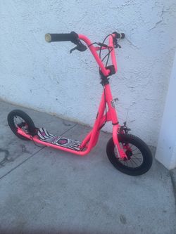 Mongoose Kids Kick Scooter Pink
