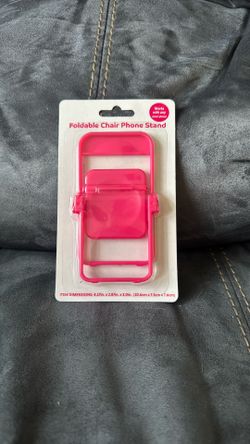 New Pink Foldable Stand Chair Smart Phone Holder
