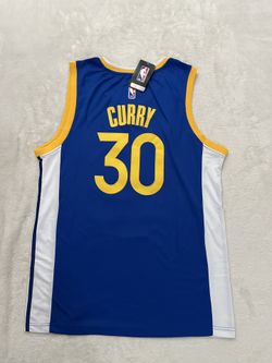 XL Steph Curry Stitched Blue Warriors Jersey #30