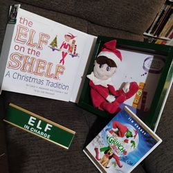 Elf On The Shelf, Grinch Movie, Book, & Elf In Charge