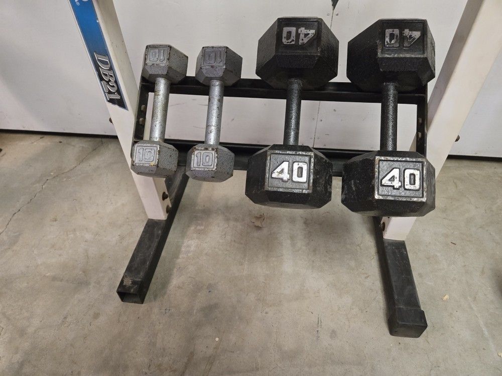 2x 40 Lbs Dumbbells