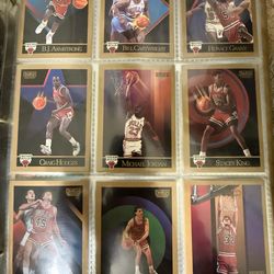 Vintage Sports Card Binder Collection – SkyBox NBA + Michael Jordan Era – 80s/90s – Pristine