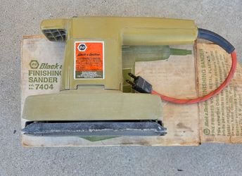 Black & Blacker Finishing Sander