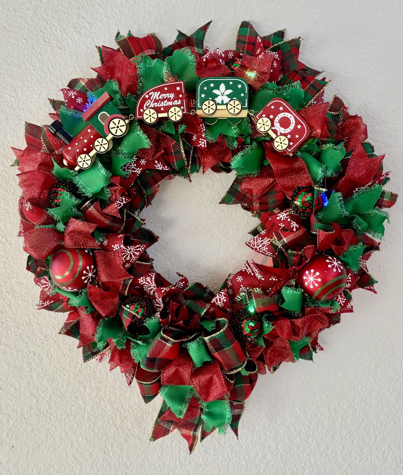 Christmas Wreath - Train 