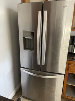 Whirlpool 30” Wide Stainless Steel Refrigerator