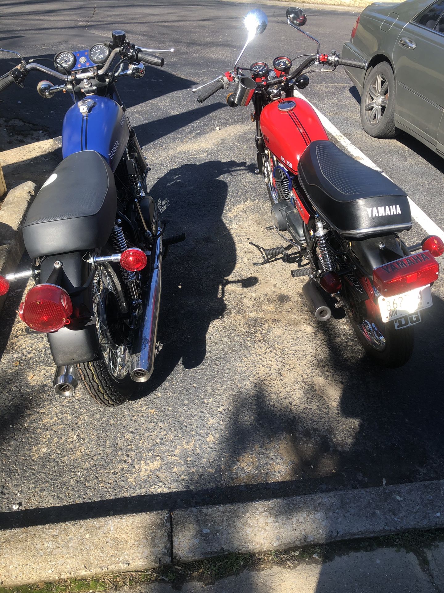 70’s Yamaha rd350 and r5 350