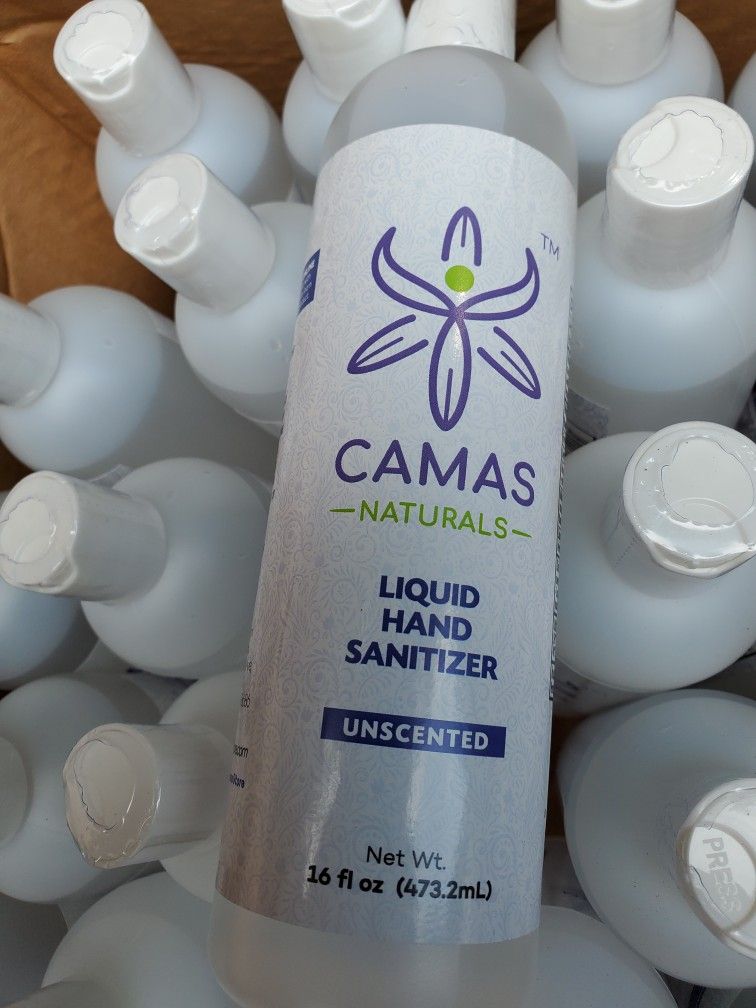 Camas. Natural Liquid Hand Sanitizer
