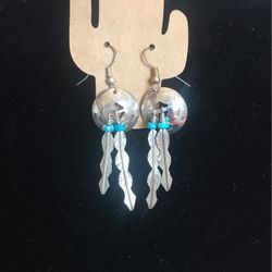 Navajo Sterling Silver Dangle Earring 