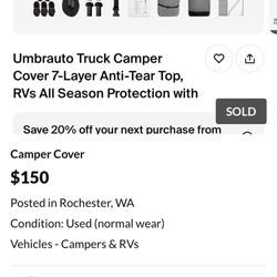Camper Cover