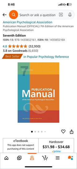 Publication Manual 7th Edition of the American Psychological Association