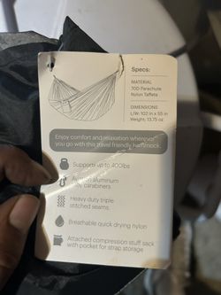 Hammock (up to 400lbs)