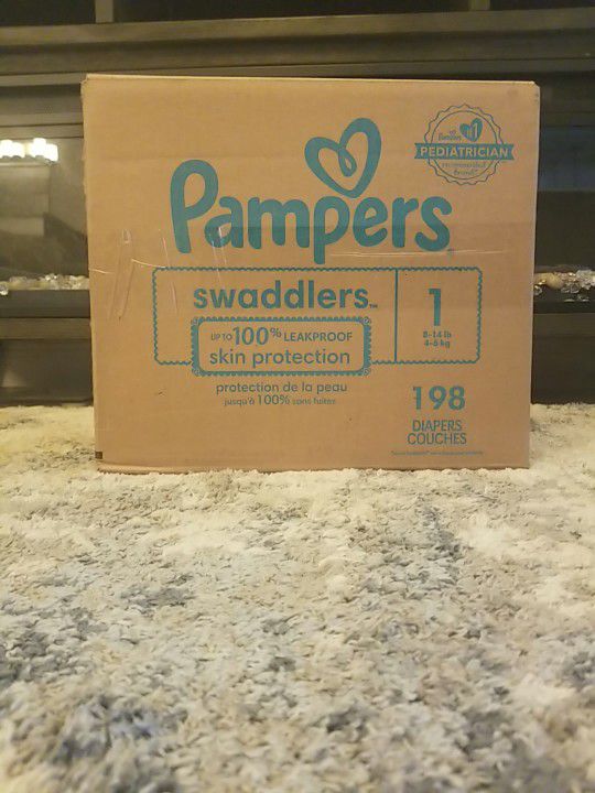 Pampers  Swaddlers 198 Count