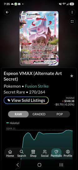 Espeon Vmax Fusion strike