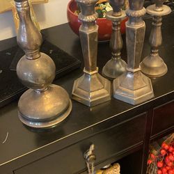 pottery barn candle holders
