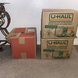 Boxes of unused new newspaper Packaging Shipping Supplies etc 