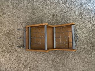 Envelope & Keys Wooden Holder