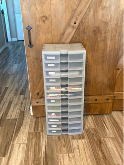 Plastic supply cabinet $50