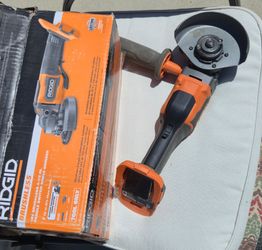 RIDGID 18V Brushless Cordless 4-1/2 in. Slide Switch Angle Grinder (Tool Only)