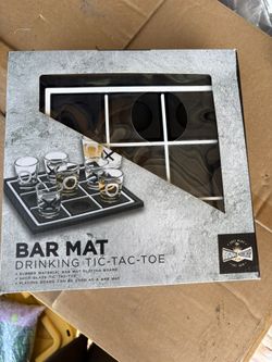 Tic Tac Toe Bar Mat