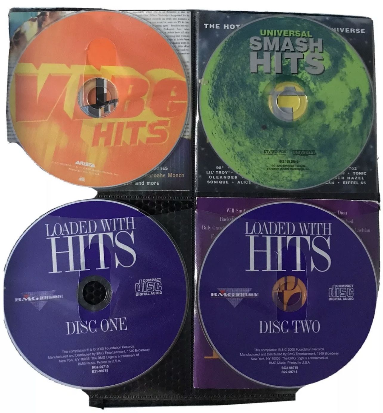 Collection of 75 CD’s most with original covers in leather case