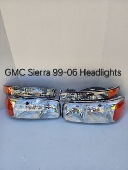 GMC Sierra 1999-2006 Headlights