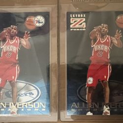 1997 Skybox Z Force Allen Iverson#10 Of 20