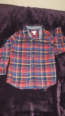 CAT&JACK BUTTON UP SIZE XS (4/5)