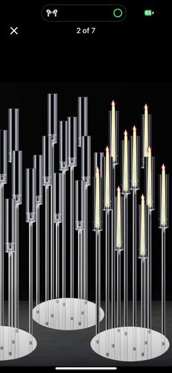 壁炉Pcs 10 Arm 46.5" Acrylic Candelabra Table Centerpiece Floor Candelabras Clear Candle Holder with Removable Lampshade Wedding Candelabra Centerpiece 