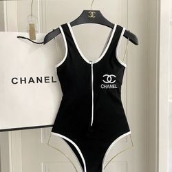 Chanel One-Piece Bikini Swimsuit