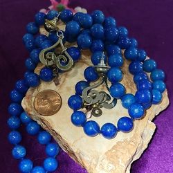 Gorgeous Royal Blue Bead Set