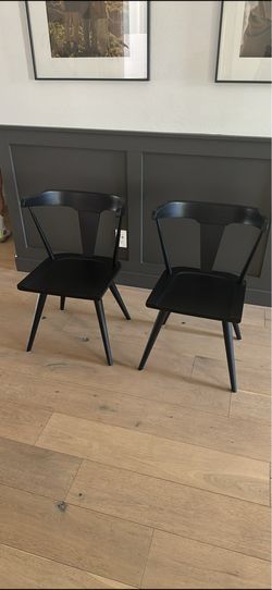 Pottery Barn Dining Chairs (black)