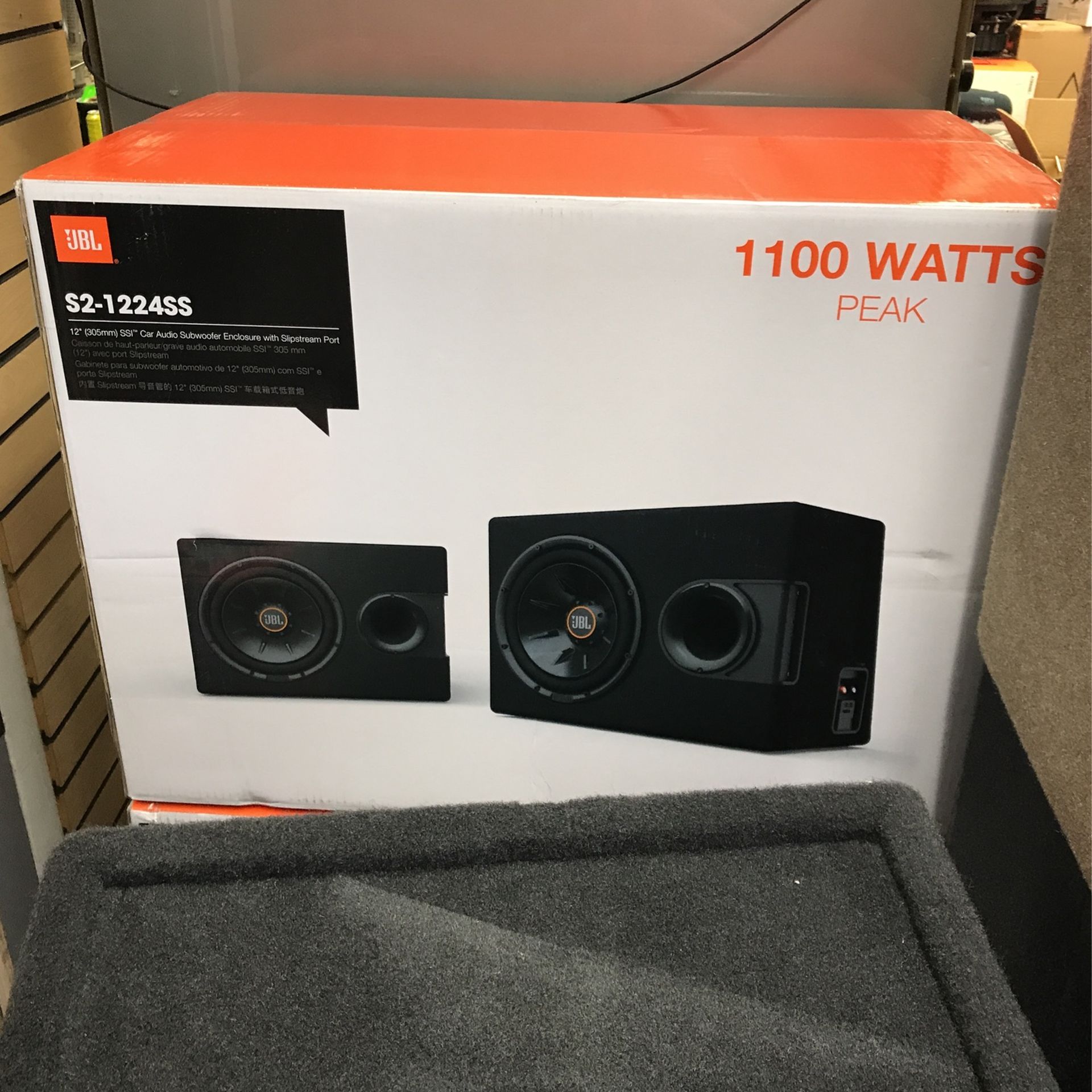 JBL 12 Inch Subwoofer Box Ported On Sale For 199
